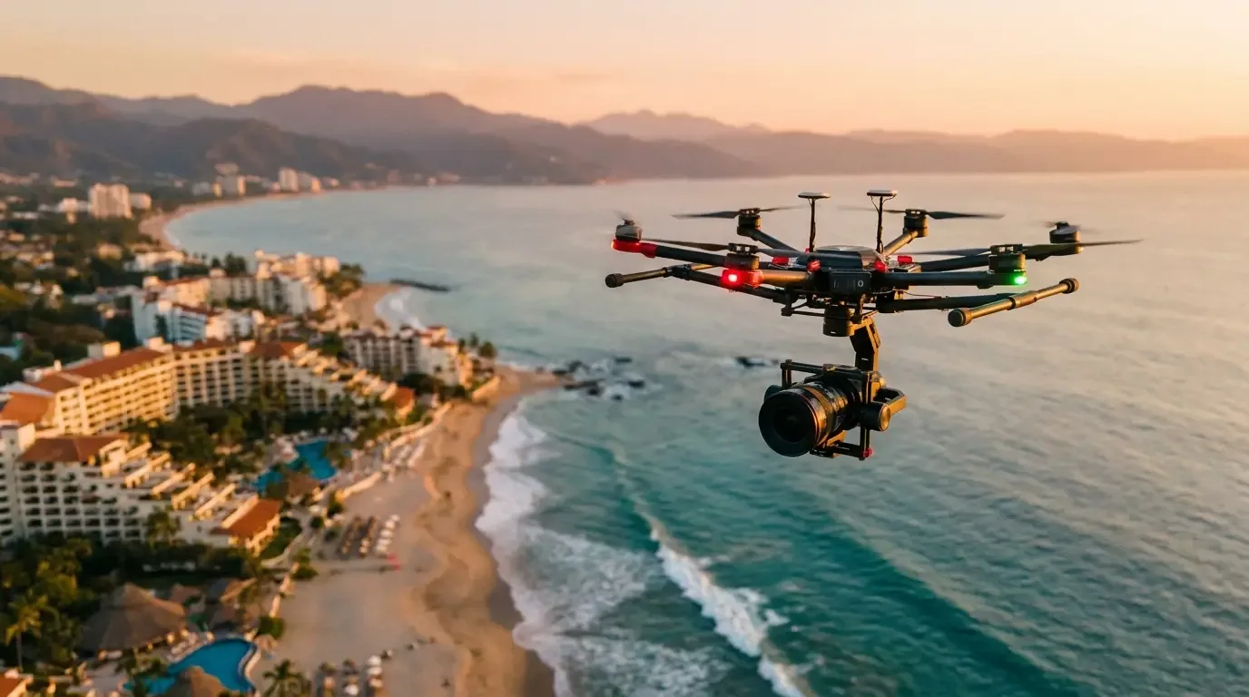 Fotografía y Video con Dron en Puerto Vallarta