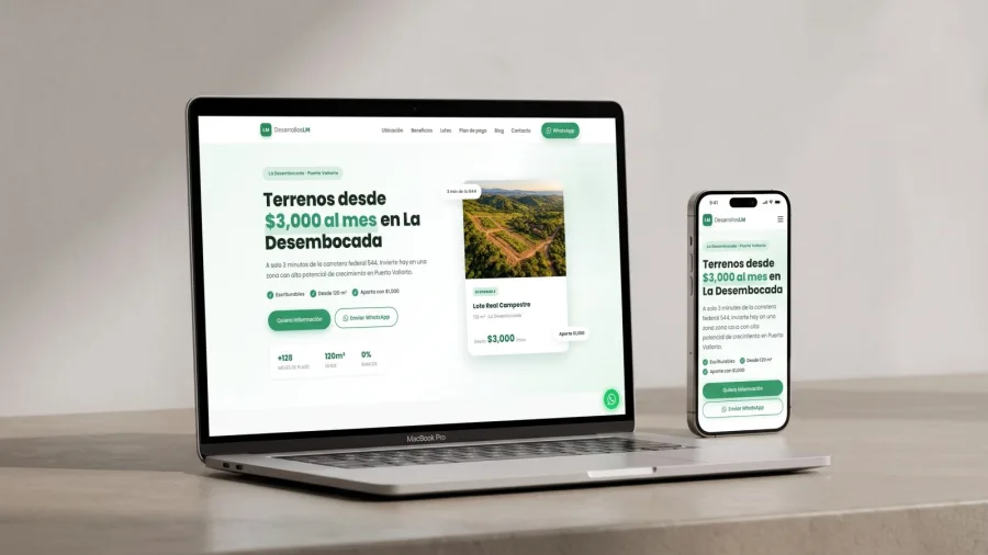 Desarrollos LM — proyecto de software desarrollado por iWeb en Puerto Vallarta