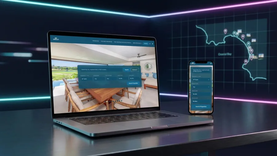 D'Group Real Estate — proyecto de software desarrollado por iWeb en Puerto Vallarta
