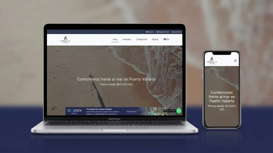 Harbor 171 — proyecto de software desarrollado por iWeb en Puerto Vallarta