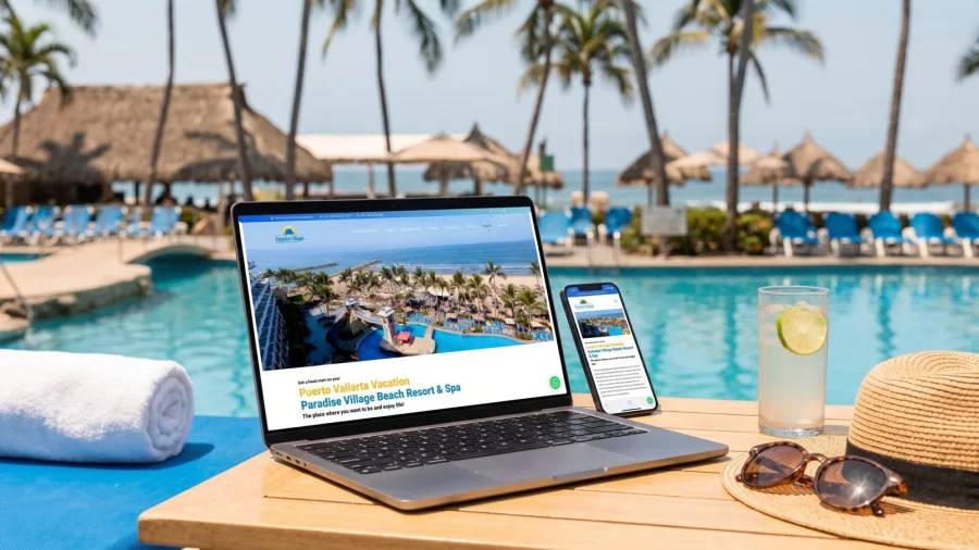Paradise Village — proyecto de software desarrollado por iWeb en Puerto Vallarta