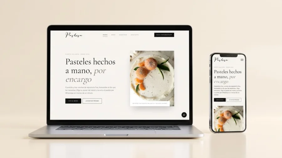 Pastelería Pavlova — proyecto de software desarrollado por iWeb en Puerto Vallarta