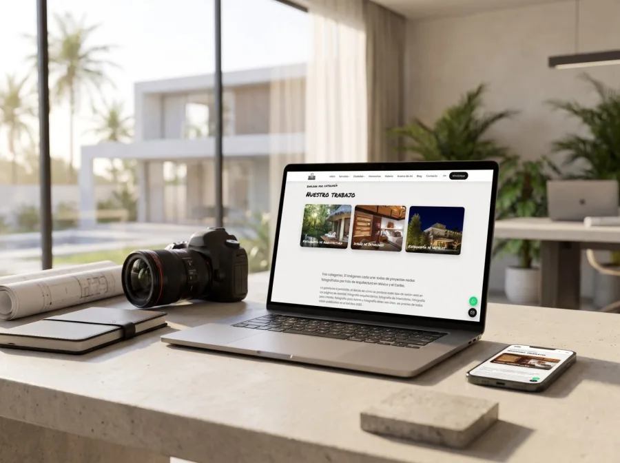 Página web de Foto de Arquitectura — proyecto de Jan Pérez
