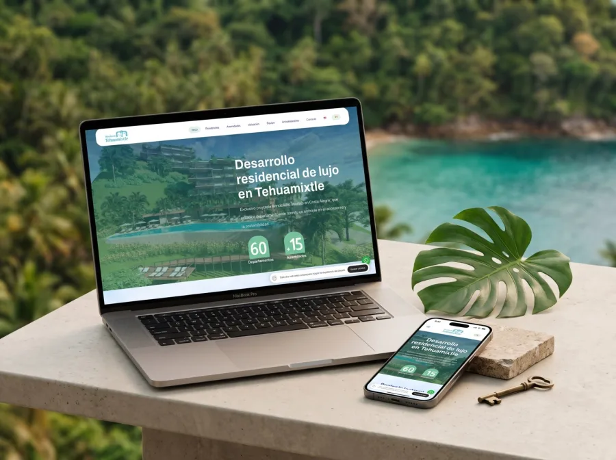 Página web para Rincón de Tehuamixtle — diseño por Jan Pérez