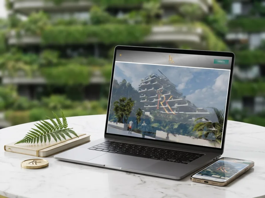 Página web para Royal Kliff — diseño por Jan Pérez