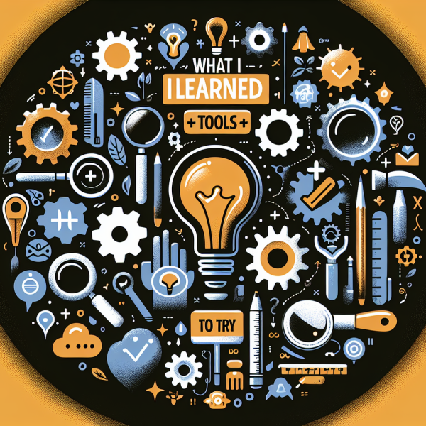 What I Learned [+ Tools to Try]