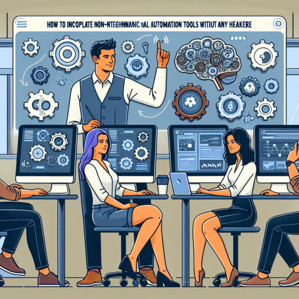 non-technical marketer onboards to automation tools